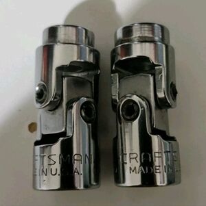 Craftsman Tools USA Vintage V SAE 3/8 Drive 3/8 Inch, 7/16 Inch Universal Socket